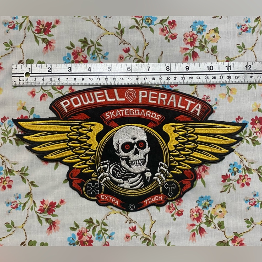 Large Powell Peralta skateboards patch 12”